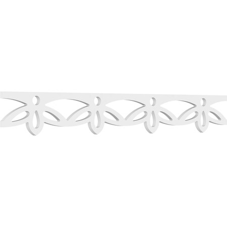 Ekena Millwork Underwood Architectural Grade PVC Running Trim, 6"H x 5/8"P x 48"L RUNP06X0625X48UND
